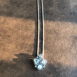 Brighton crystal and pearl necklace